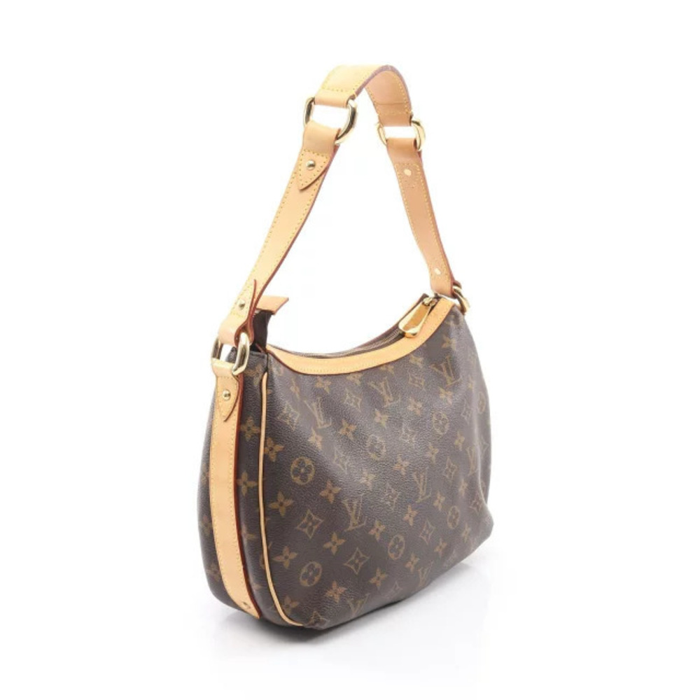 Louis Vuitton Leather Monogram Brown Canvas Shoulder Bag Tulum Brown
